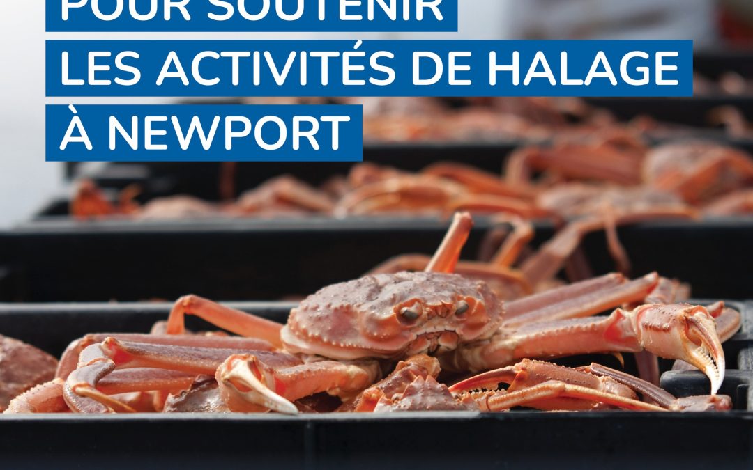 350,000 $ pour la réalisation des travaux à la cale de halage de Newport